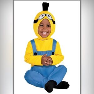 NWT Minion The Rise of Gru Yellow and Blue Bsby 2PC Costume for Kids